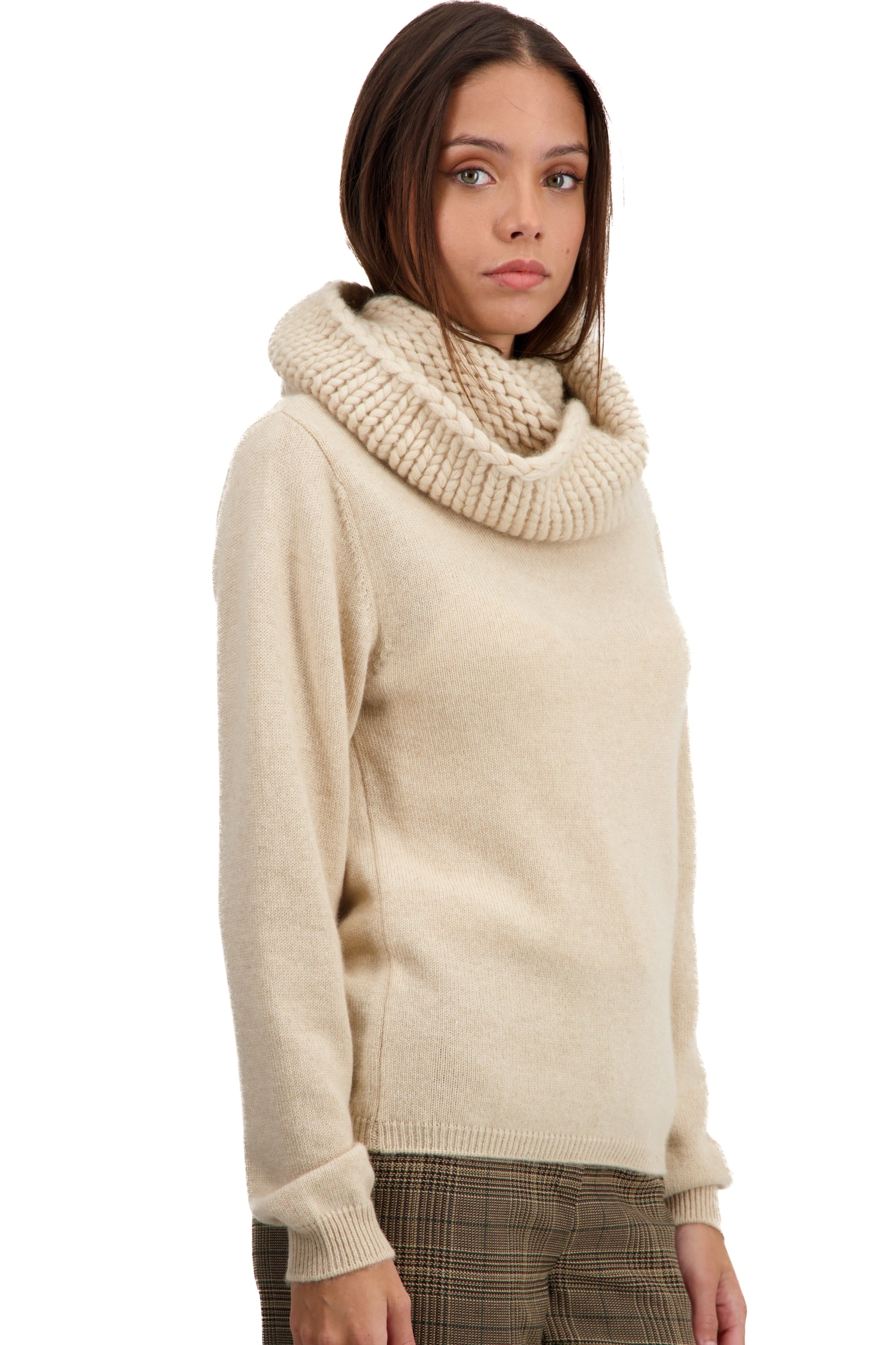 Tisha en cachemire femme - Vue 2 - natural beige - Mahogany