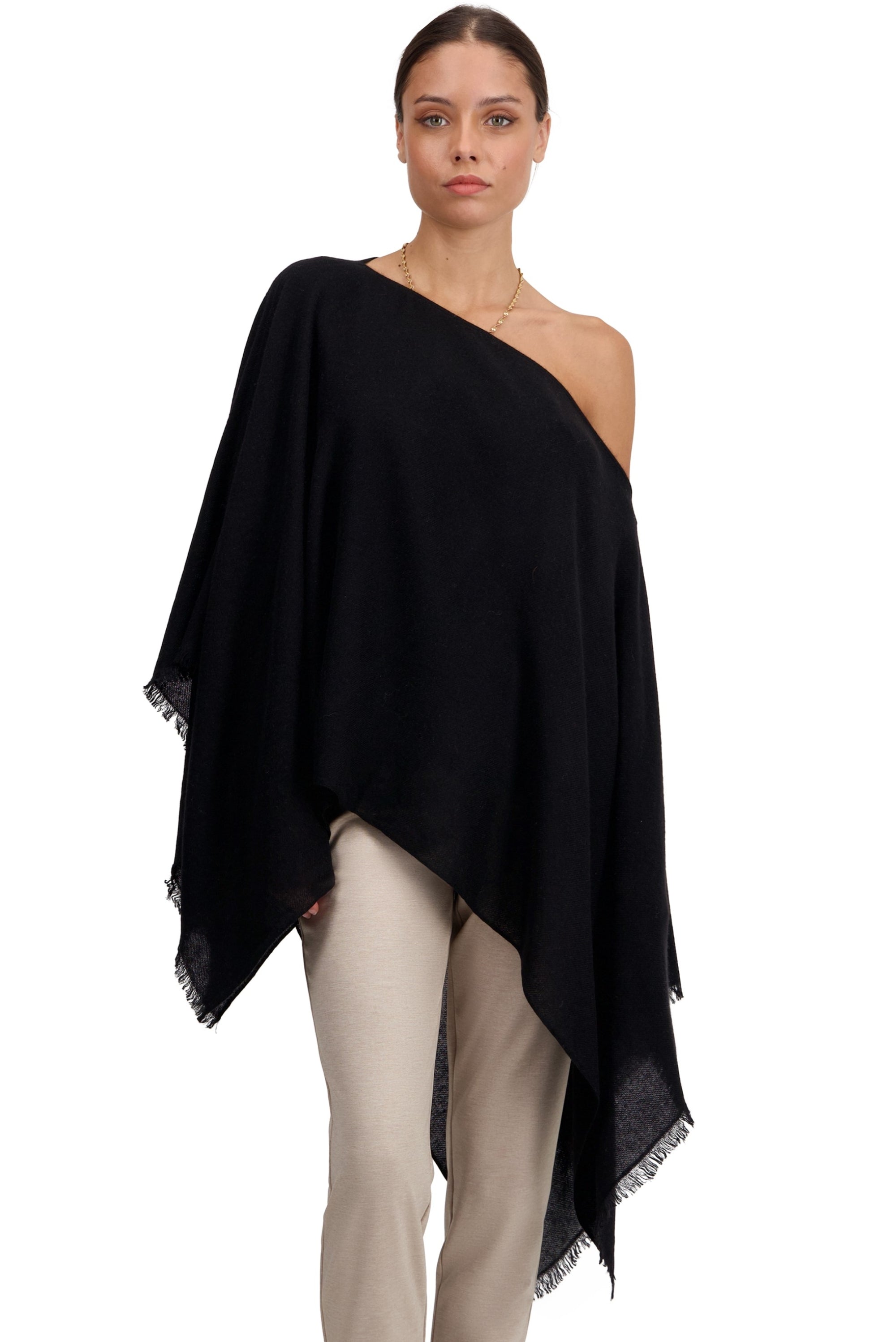 Tokyo in cashmere for women - black - Mahogany
