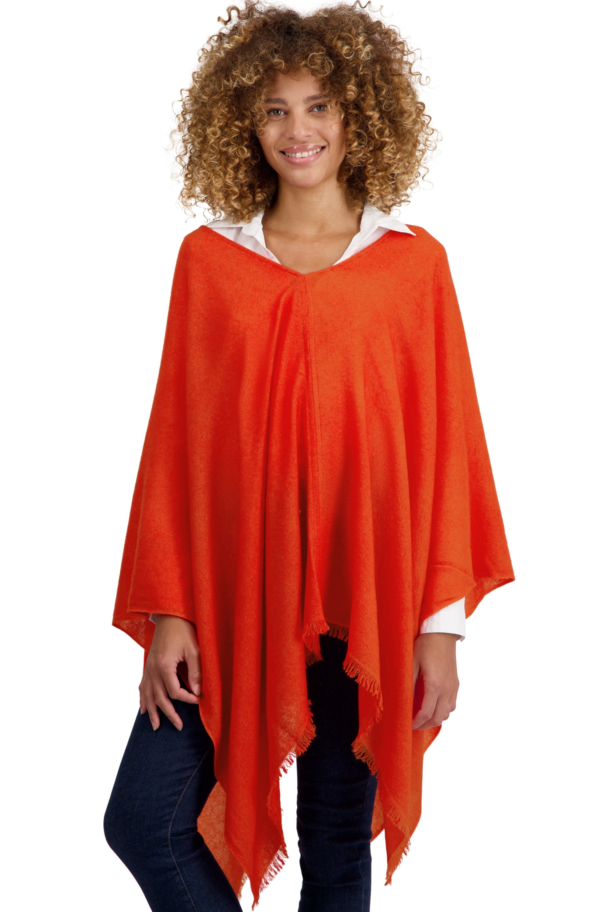 Tokyo women's cashmere - Pumpkin - Mahogany