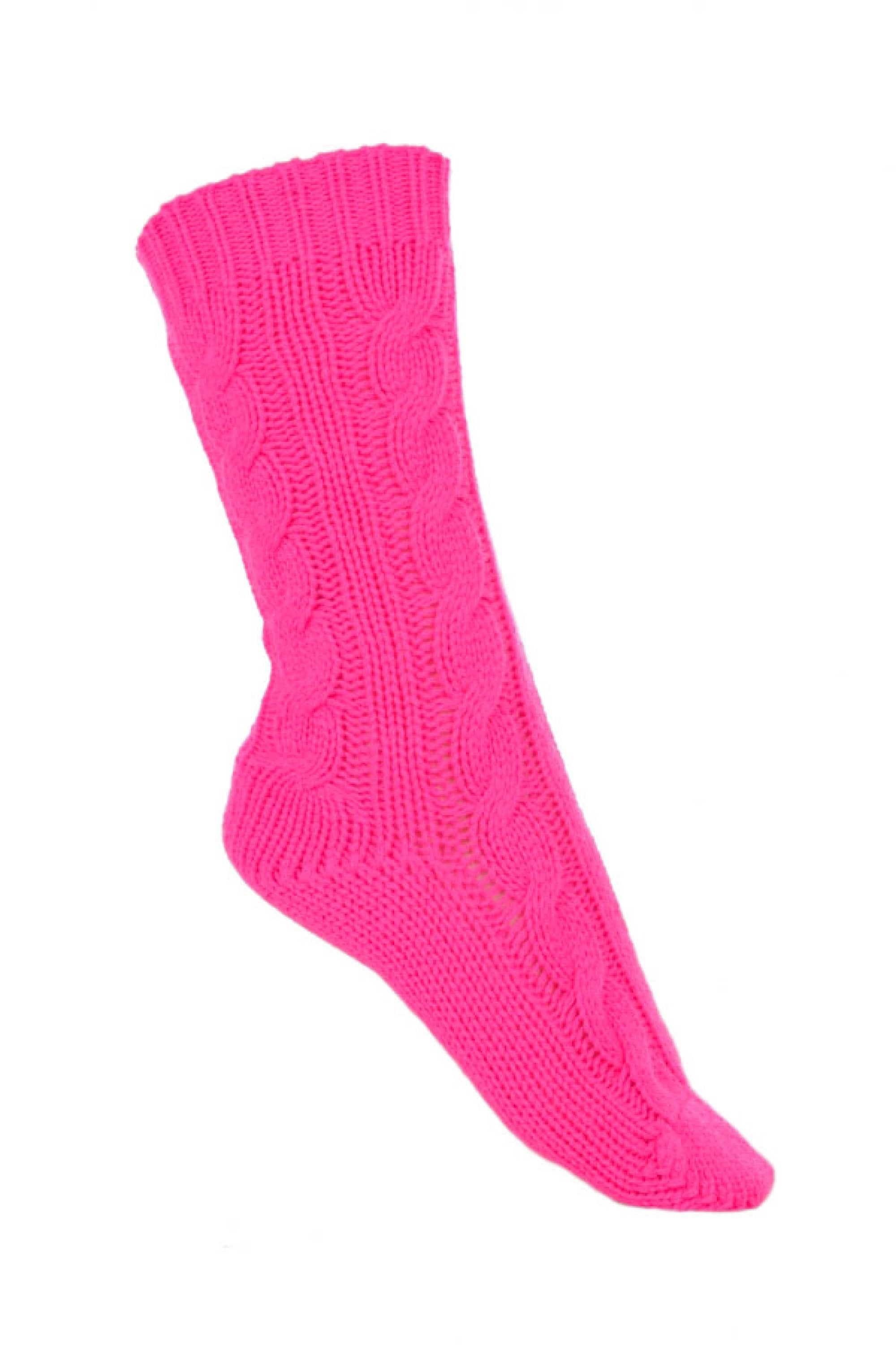Pedibus cashmere unisex socks - dayglo - Mahogany