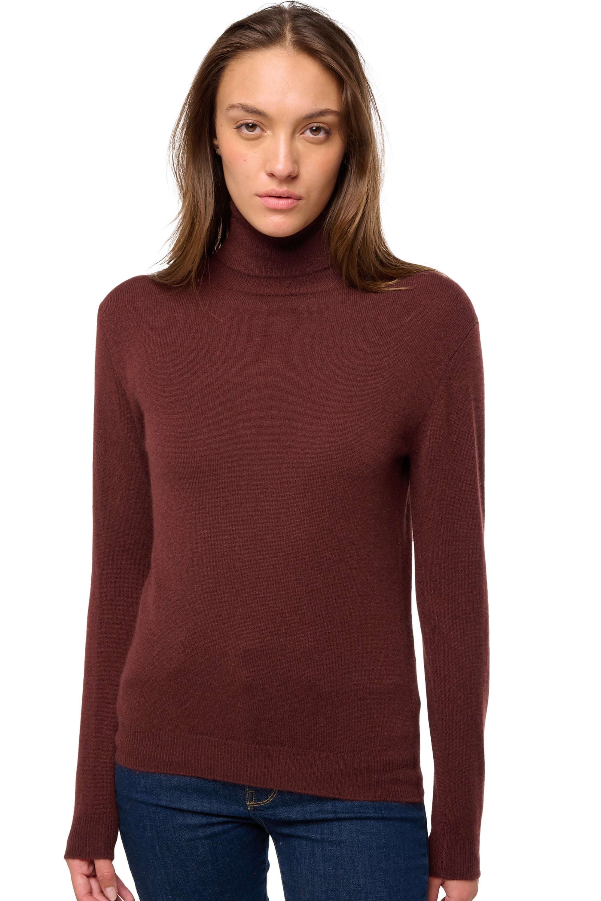 Tale women's cashmere jumper - cinnabar - Mahogany