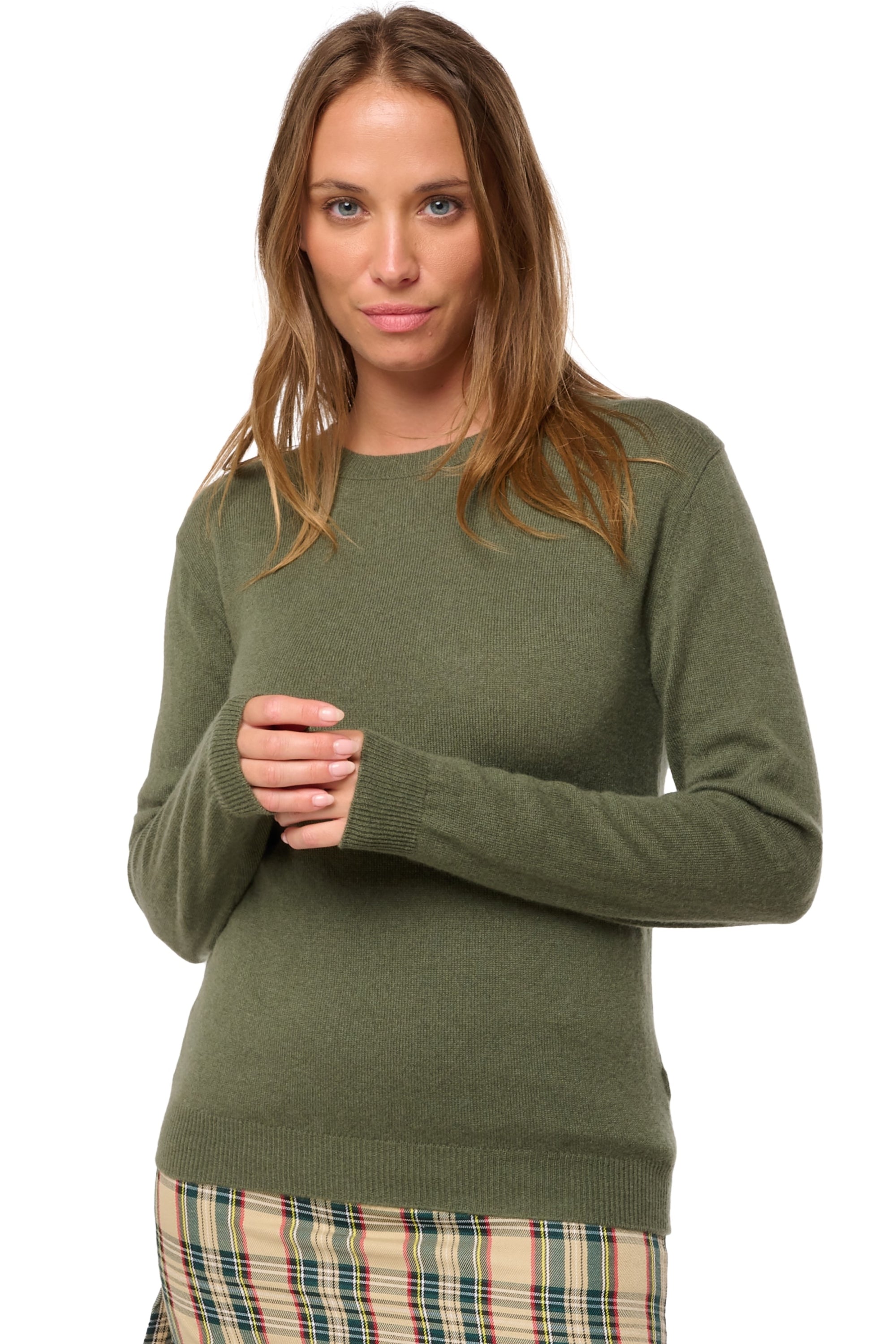 Thalia women's cashmere jumper - khaki 2025 - Mahogany