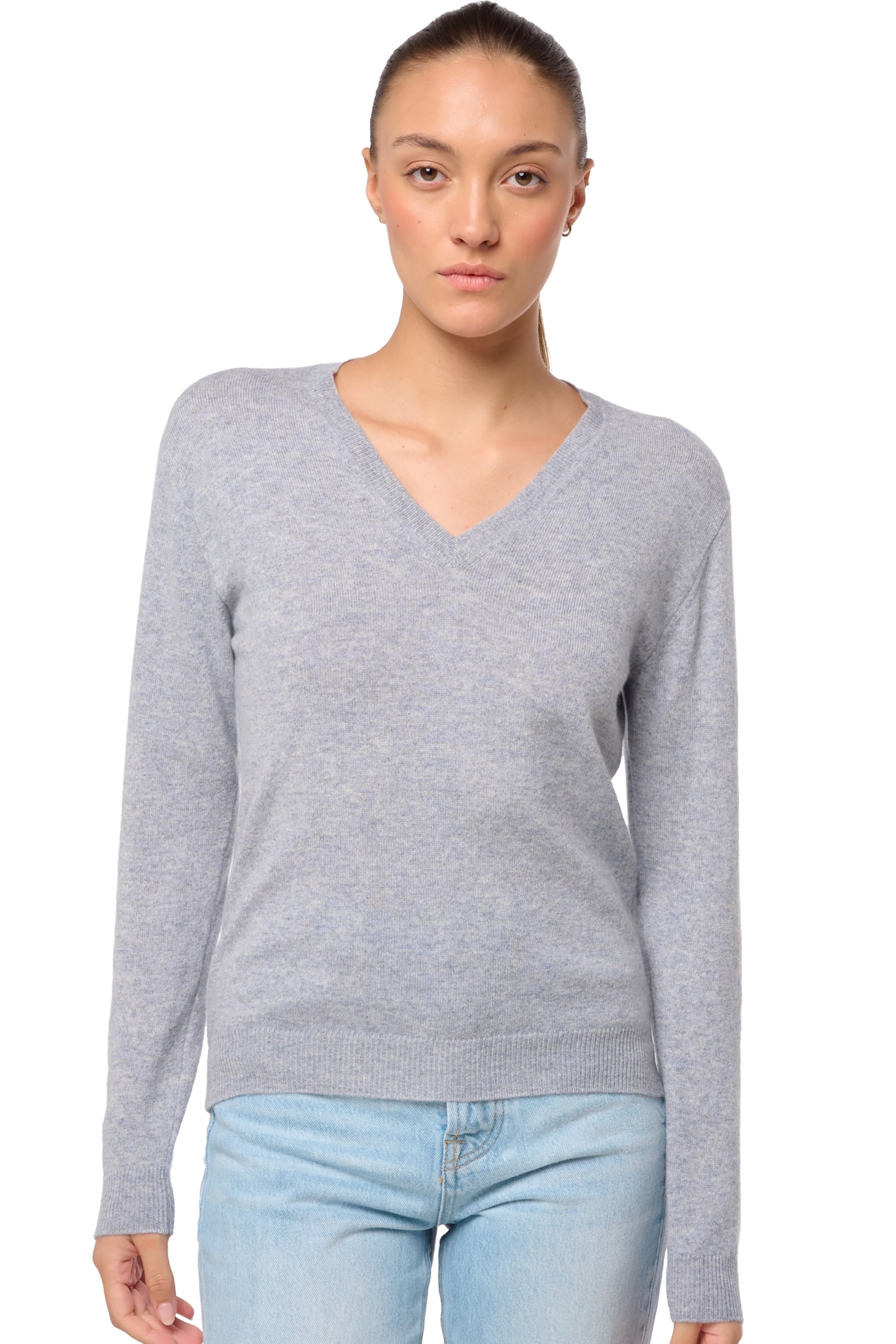 Tessa women's cashmere - quarry - Mahogany