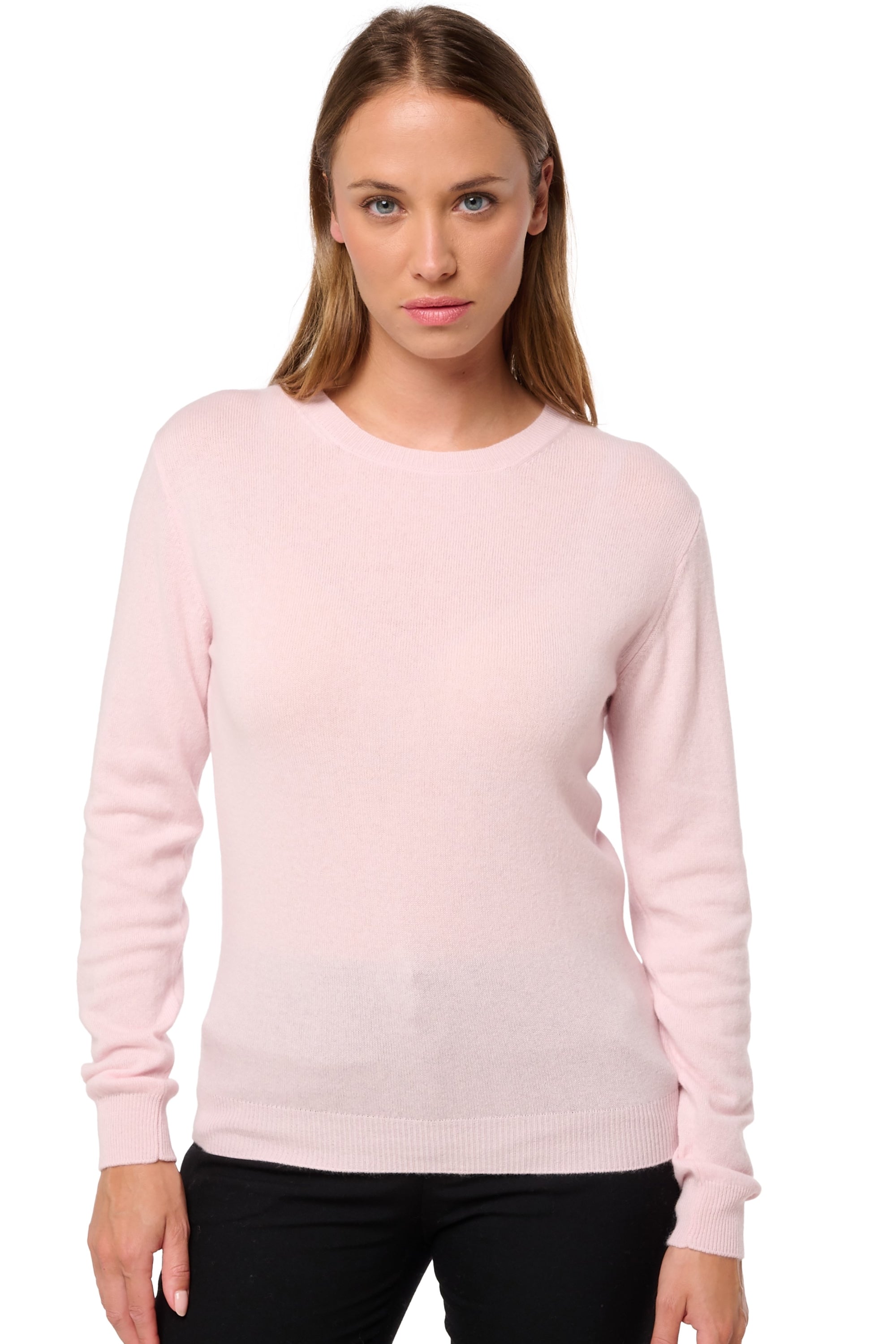 Thalia women's cashmere - pale blossom - Mahogany