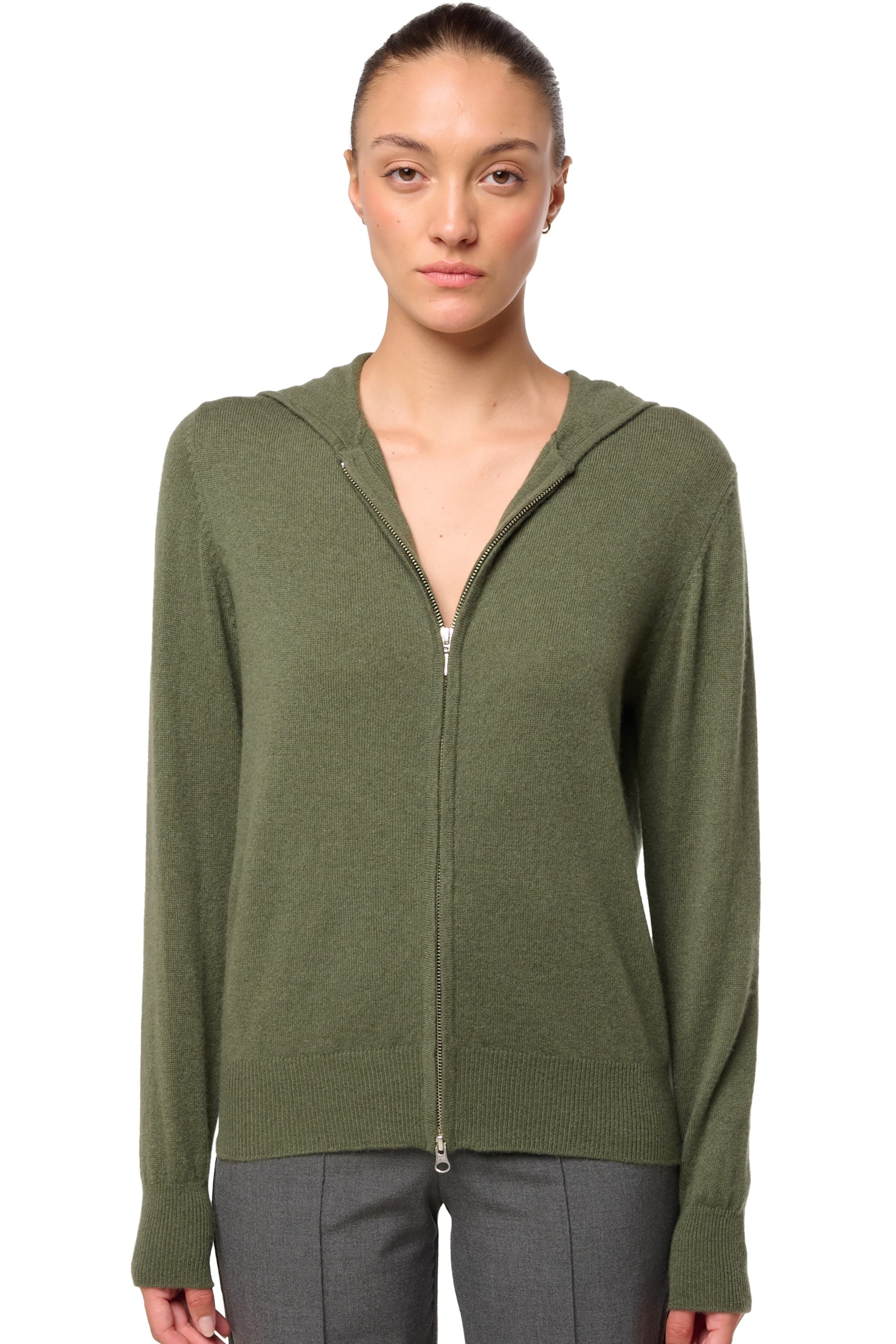Women's cashmere Tina - kaki 2025 - Mahogany