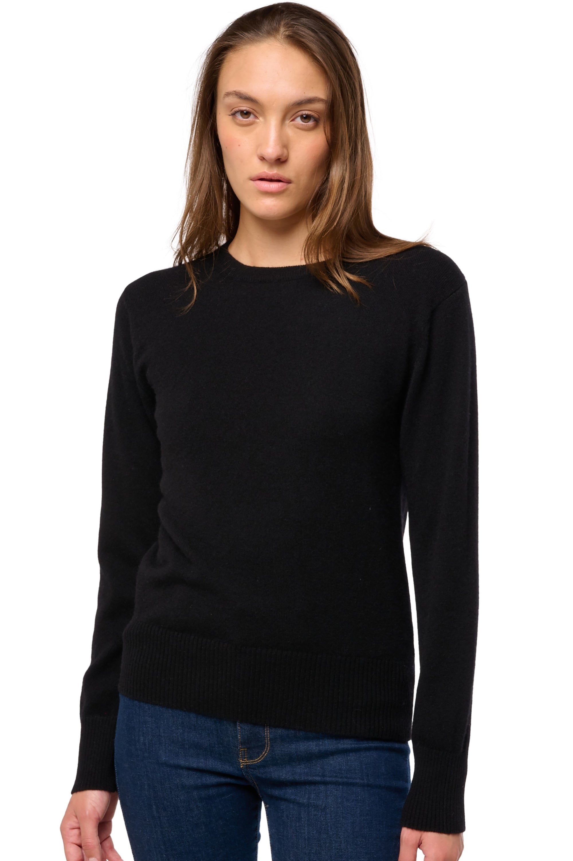 Daria women's cashmere jumper - black - Mahogany