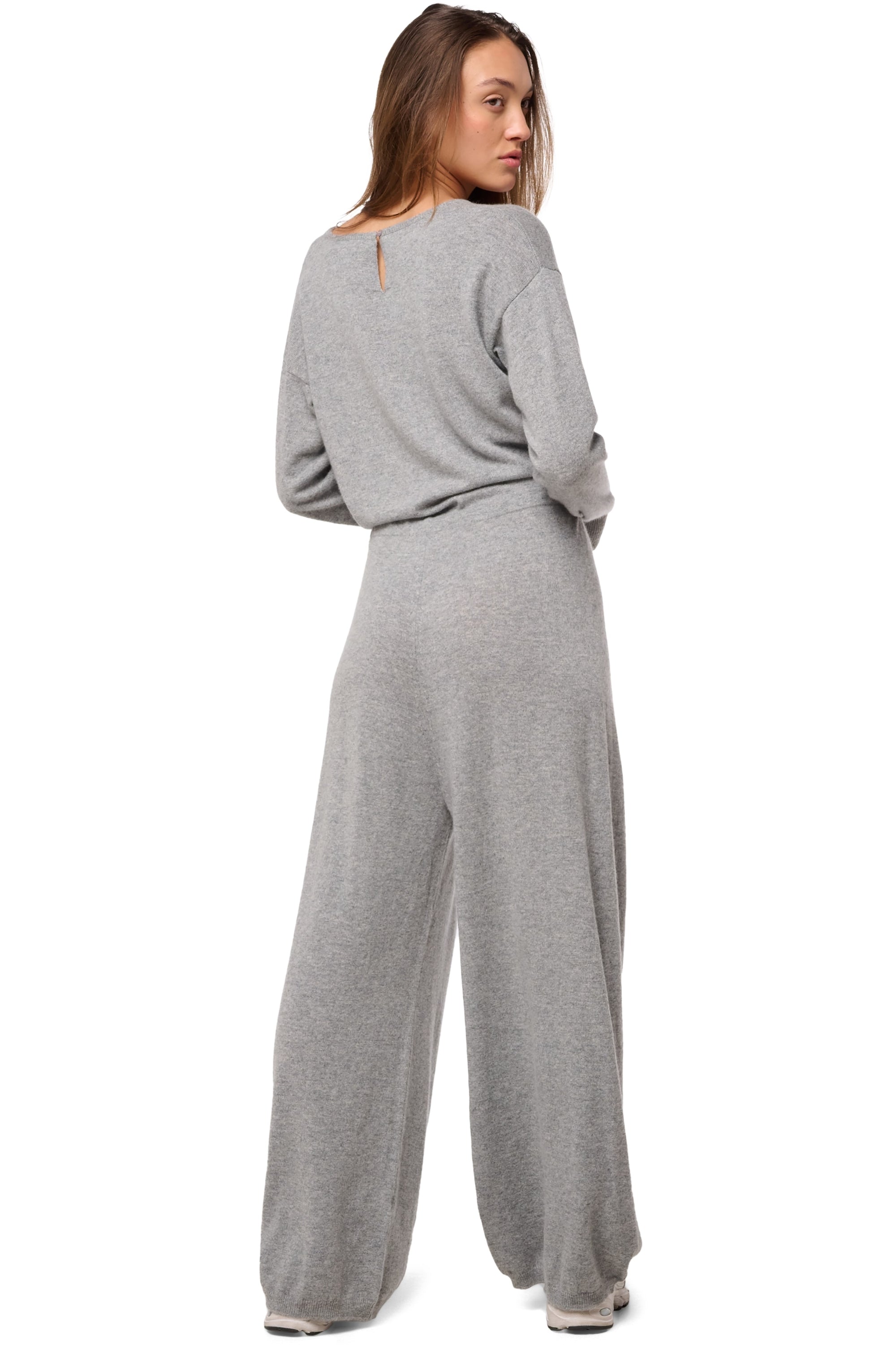 Doramaar en cachemire femme - Vue 3 - gris chiné - Mahogany