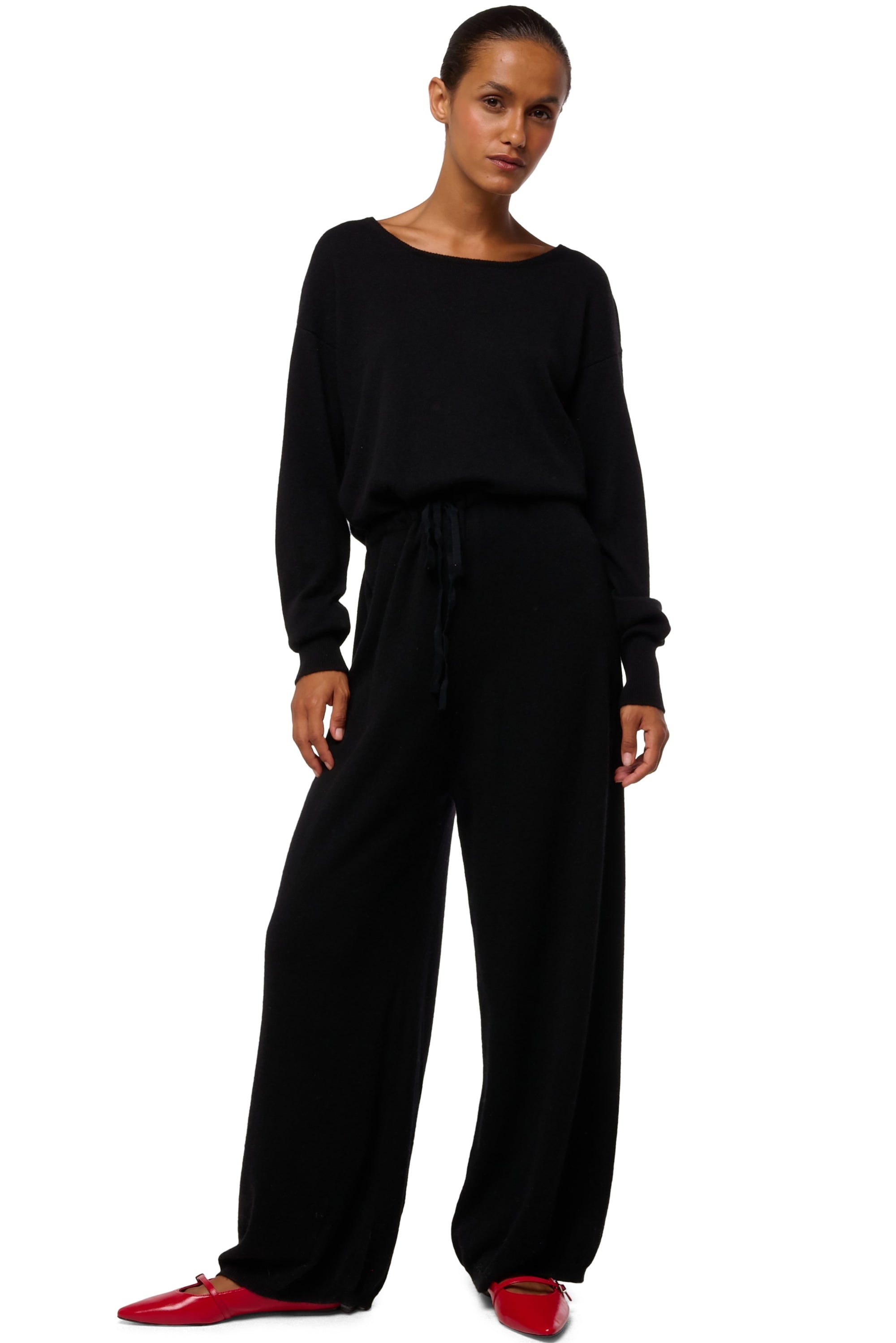 Doramaar in cashmere for women - black - Mahogany