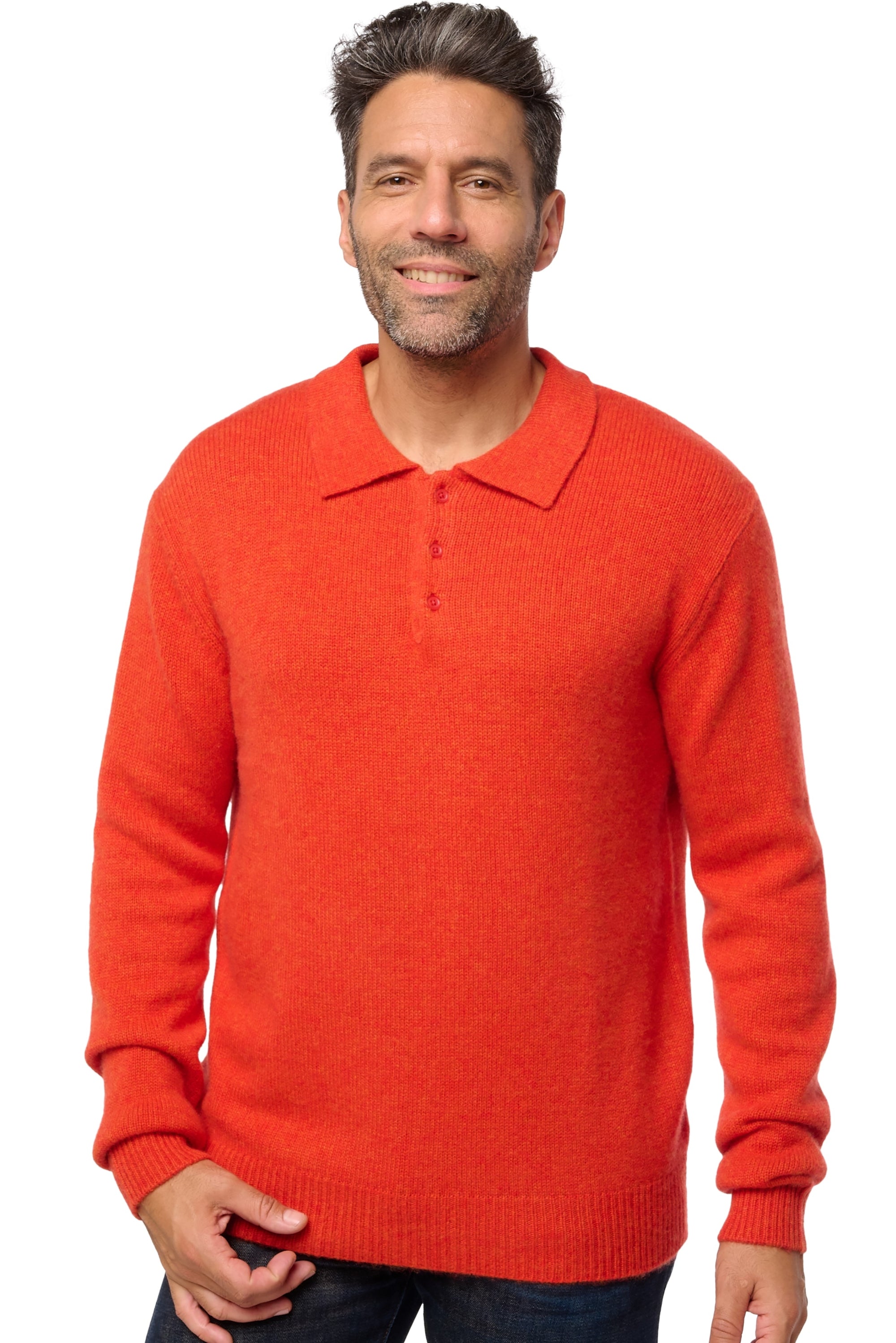 Drome men's cashmere jumper - paprika - Mahogany