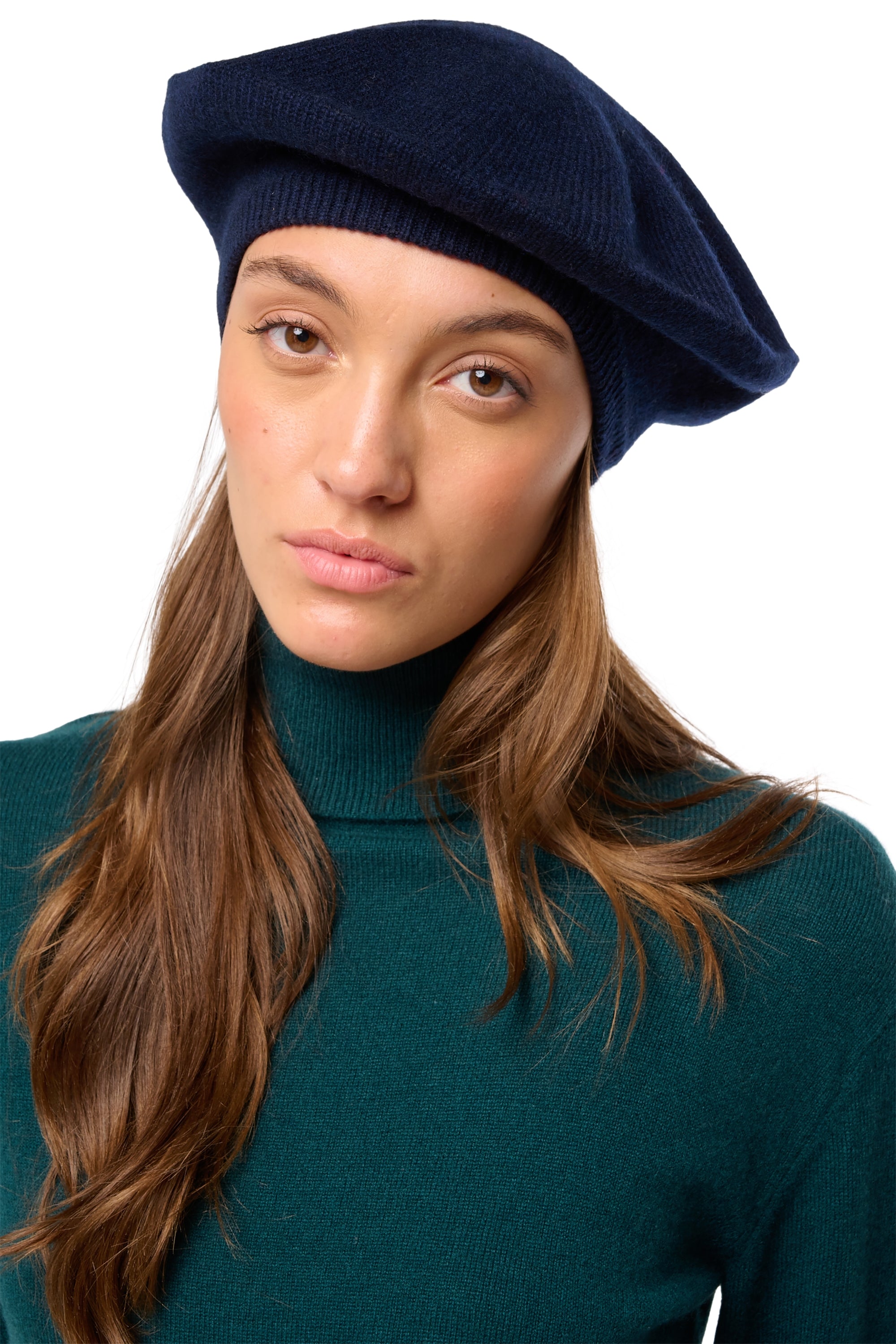 Denise unisex cashmere jumper - dark navy - Mahogany