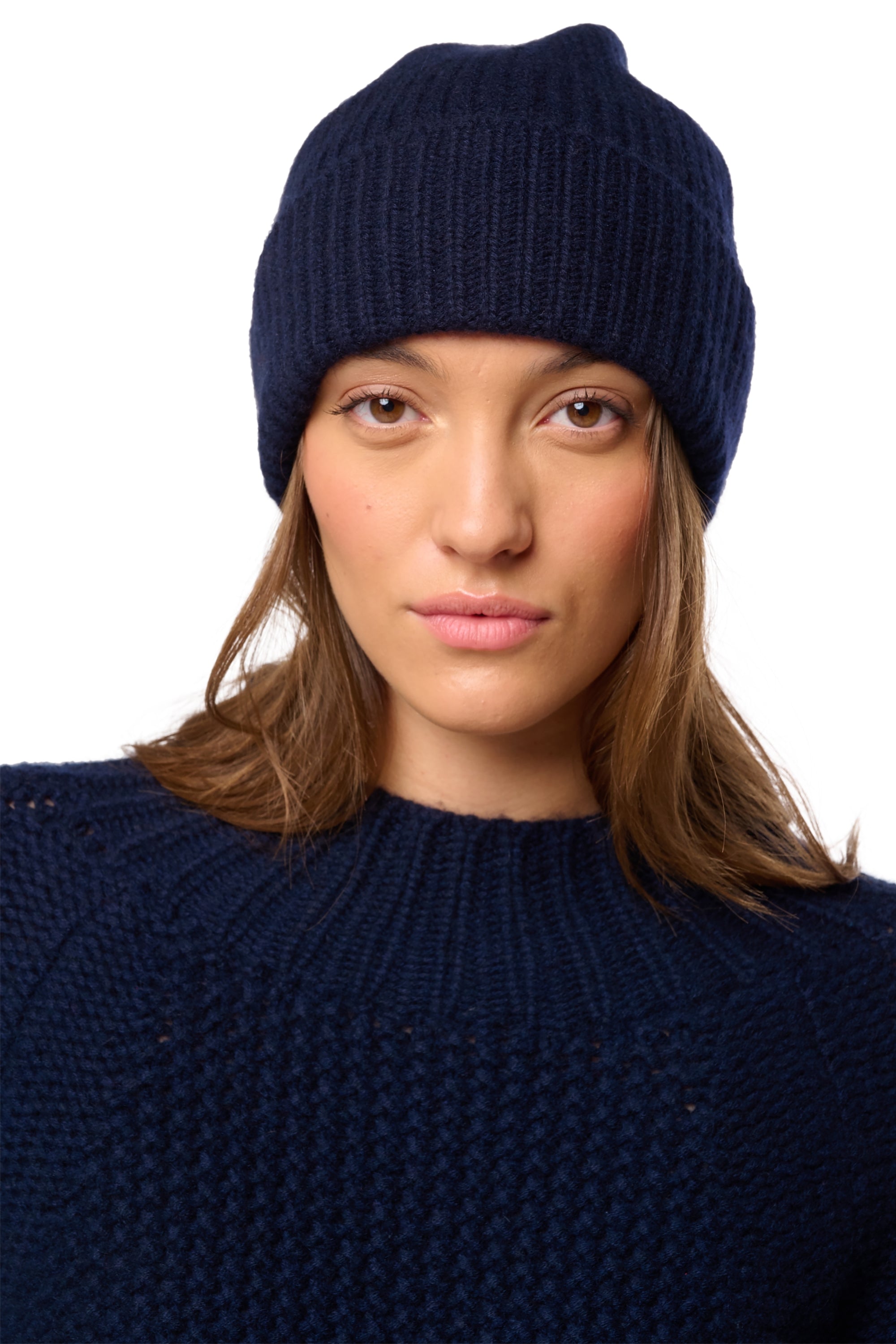 Dido unisex cashmere jumper - dark navy - Mahogany