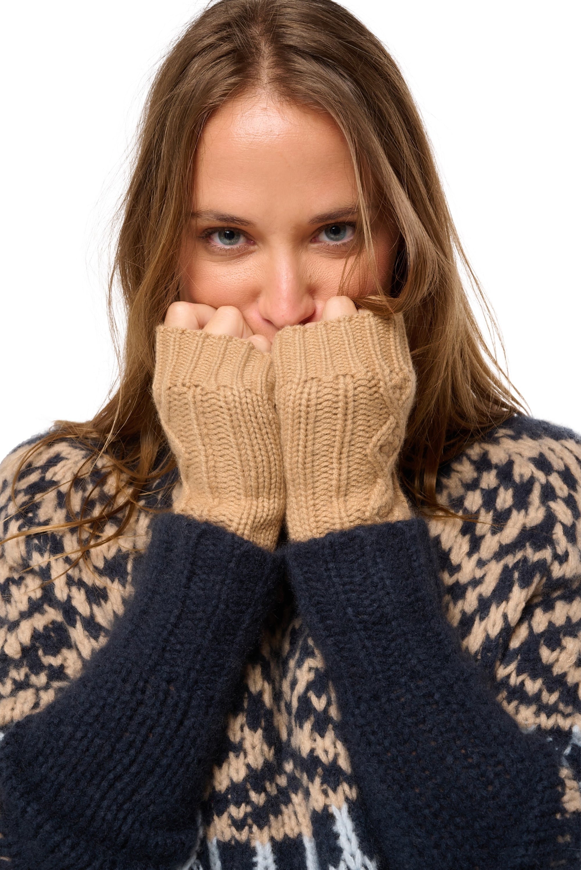Doc unisex cashmere jumper - camel - Mahogany