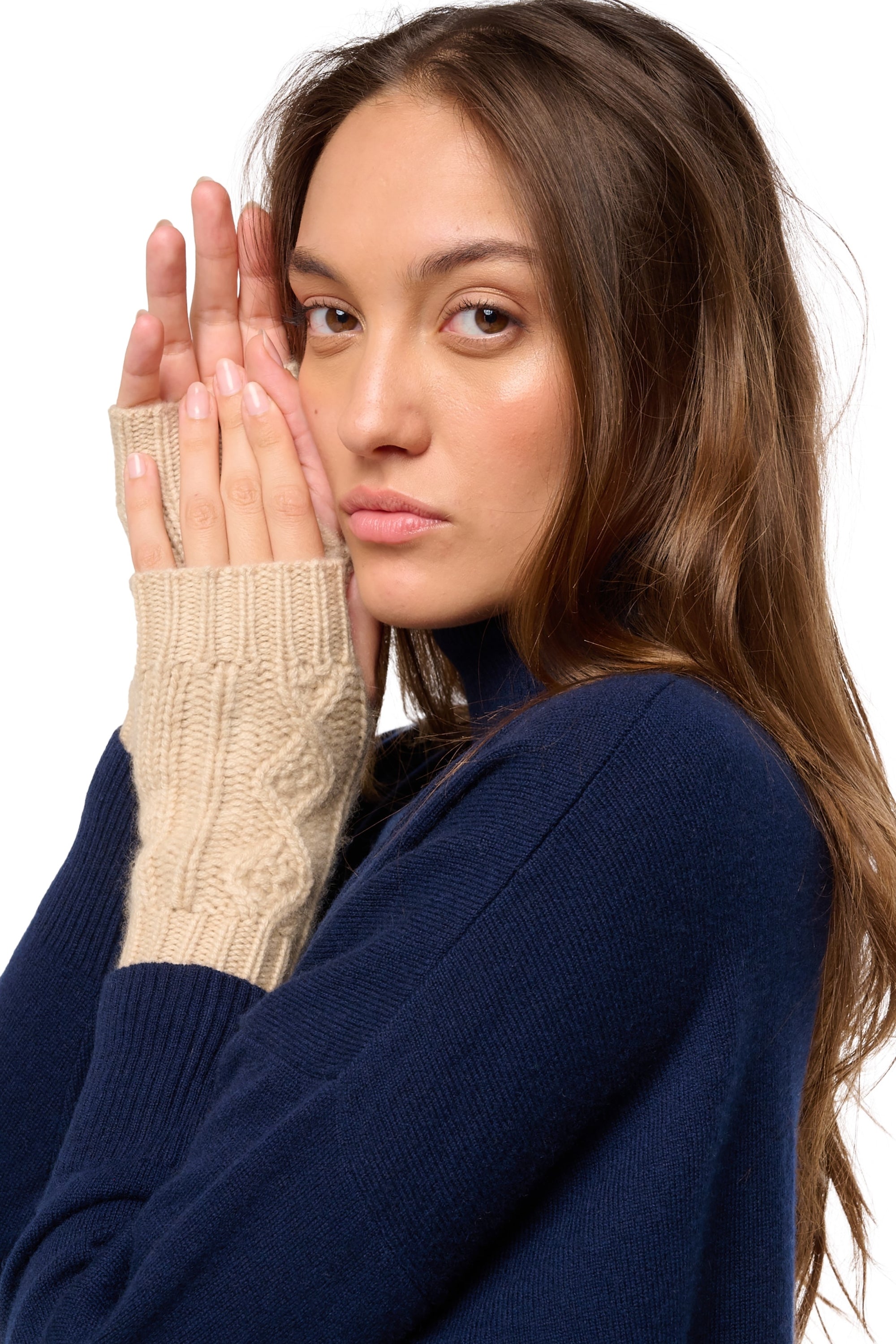 Doc unisex cashmere jumper - natural beige - Mahogany
