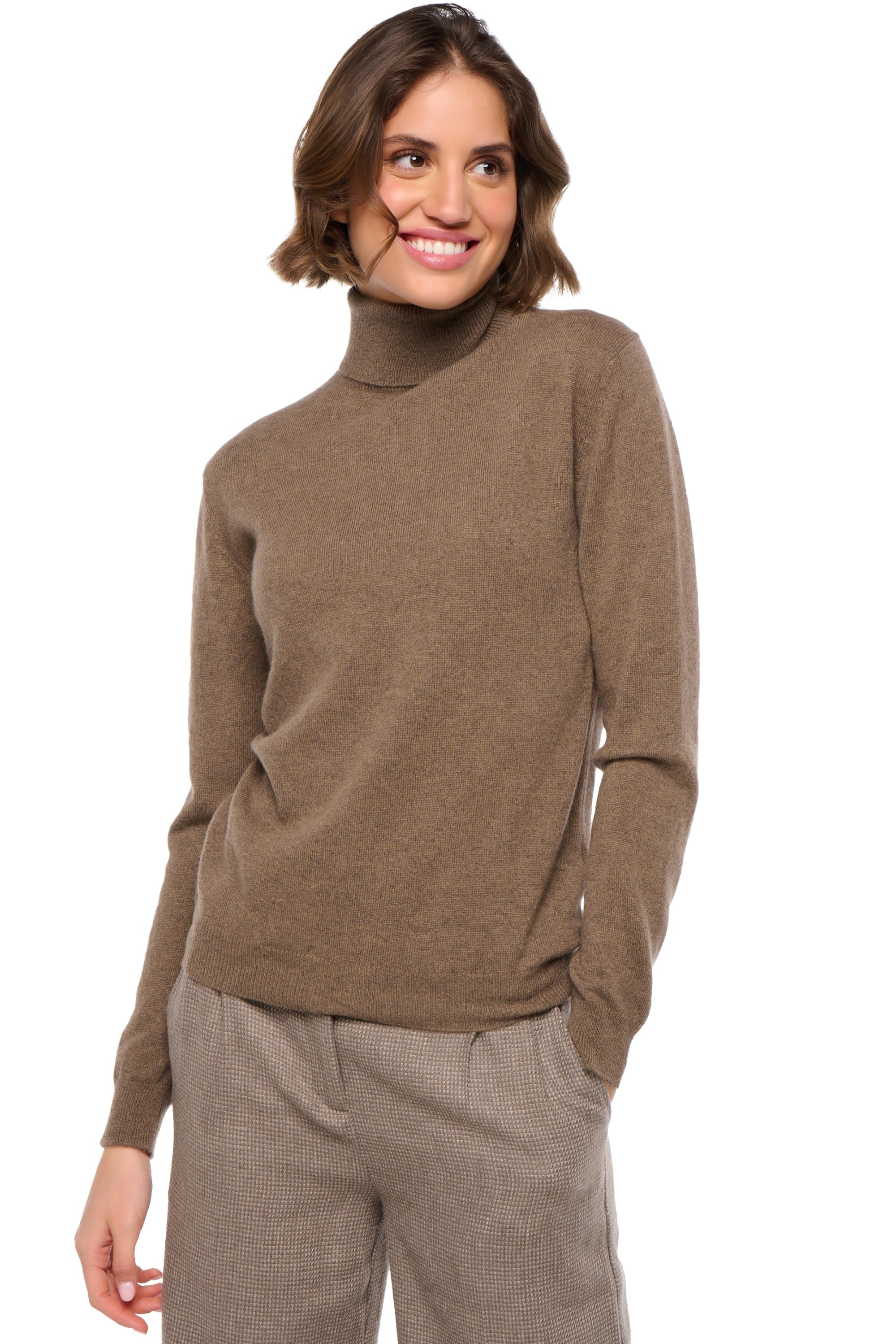 Tale cashmere women's jumper - otter - Mahogany