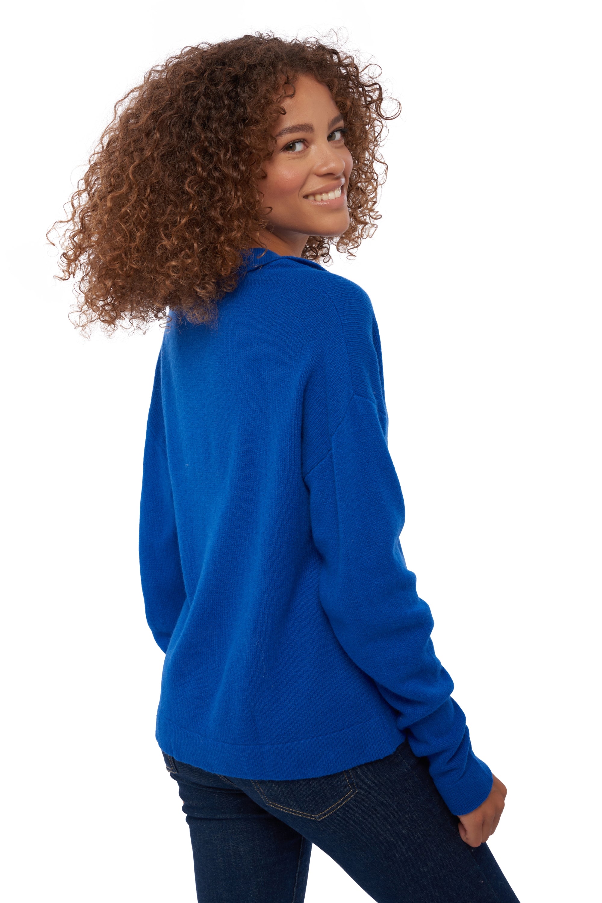 Serbia en yak femme - Vue 2 - bleu intense - Mahogany