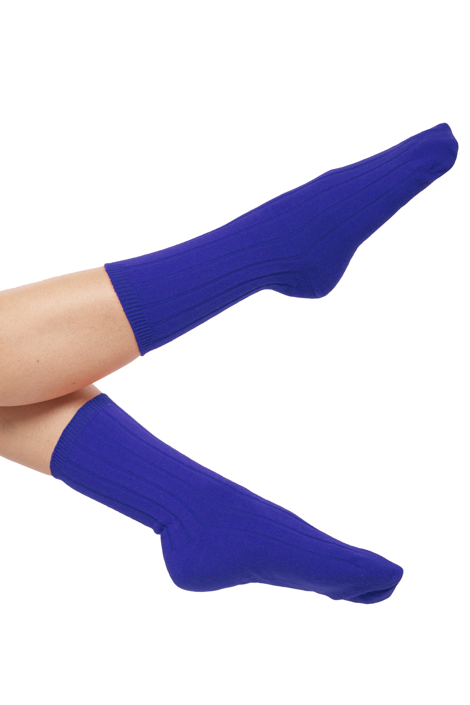 Dragibus in cashmere & elastane for women - lapis blue - Mahogany