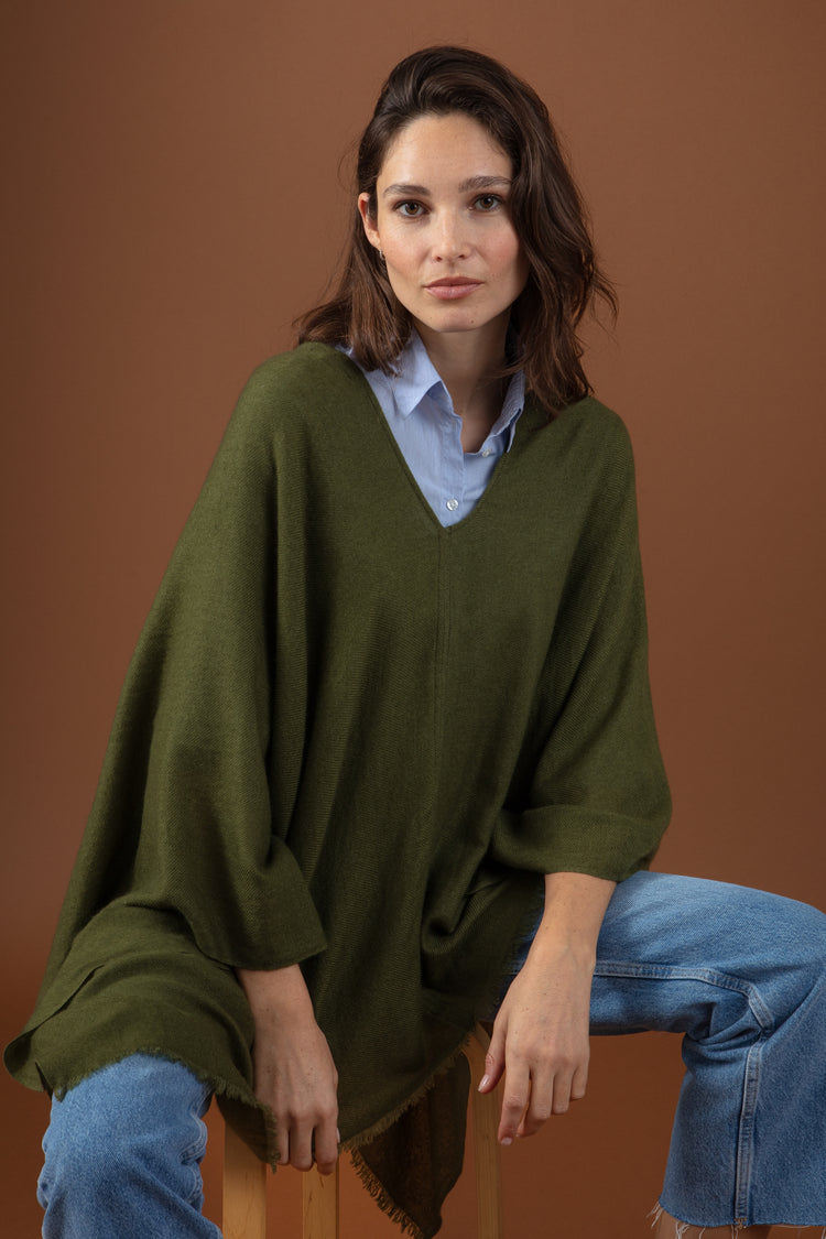 Tokyo in cashmere for women - khaki 2025 - Mahogany