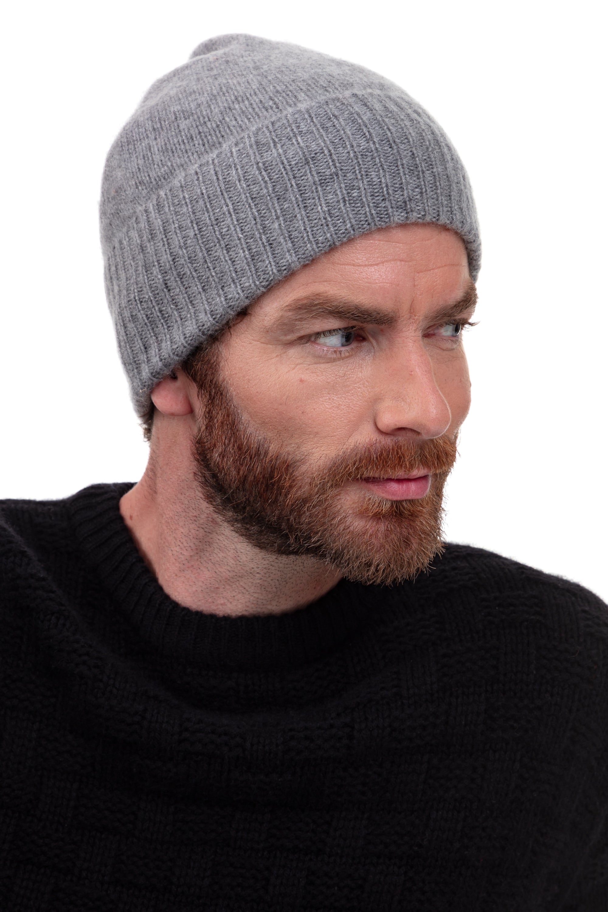 Pilou in mixed cashmere cocoon - grey - Mahogany