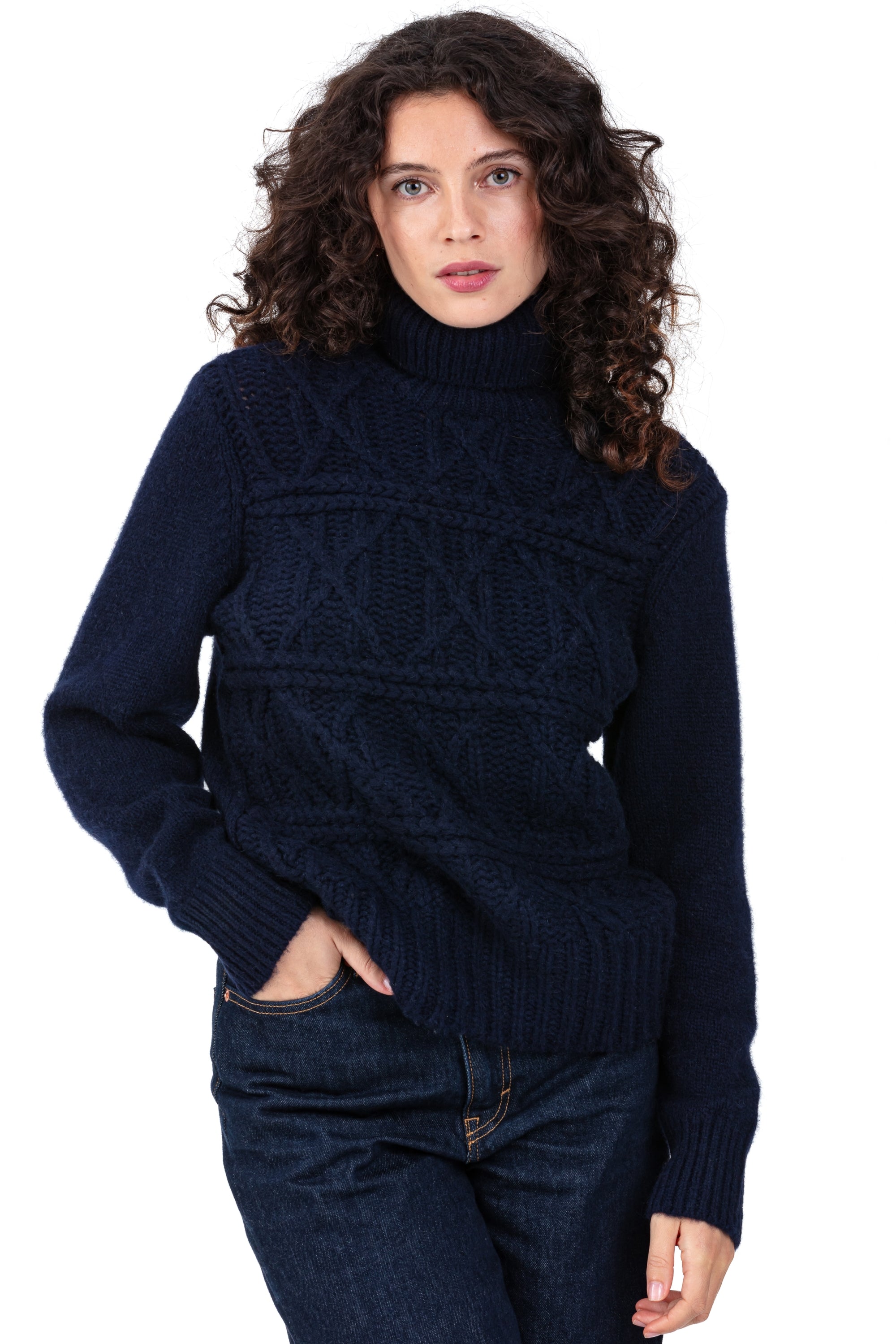 Poeti in camel for women - navy - Mahogany