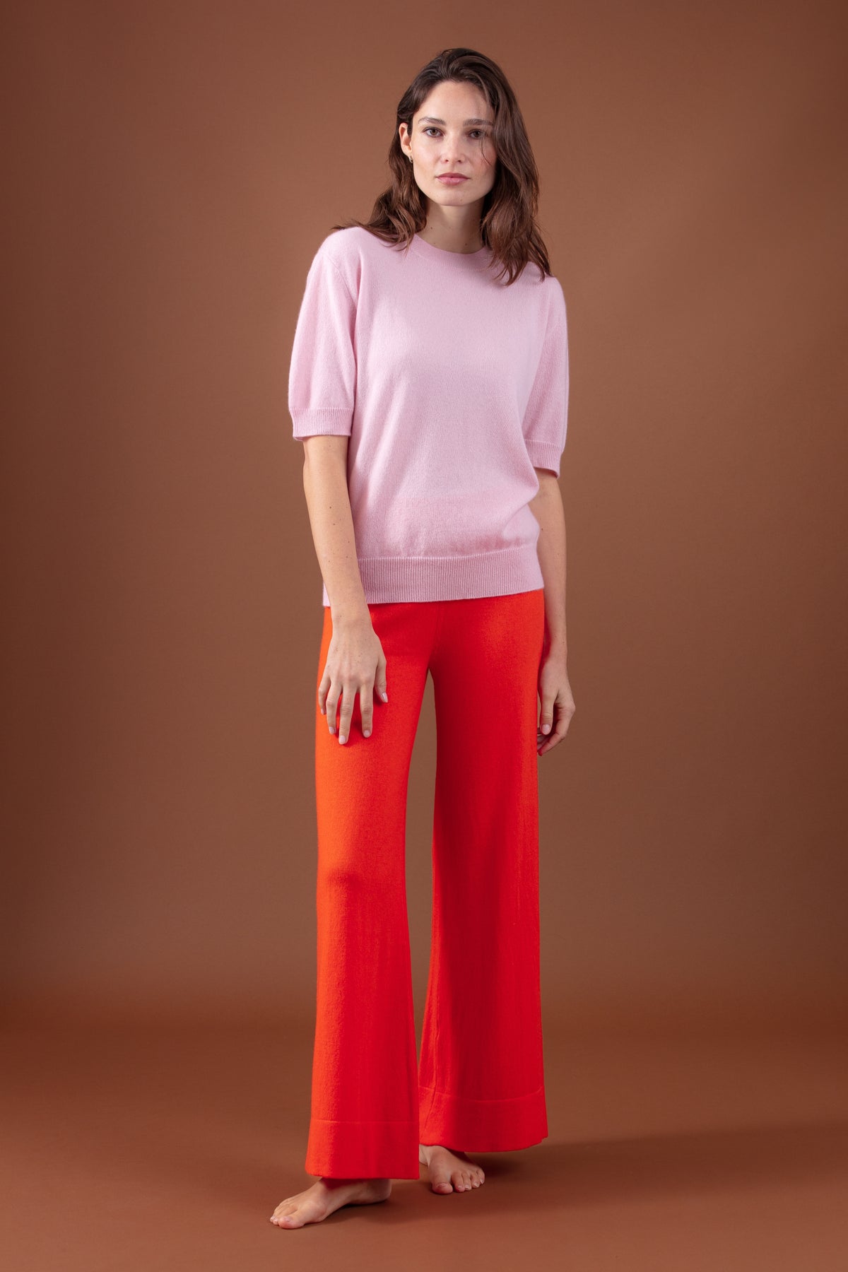 Westside en cachemire femme - Vue 1 - orange - Mahogany