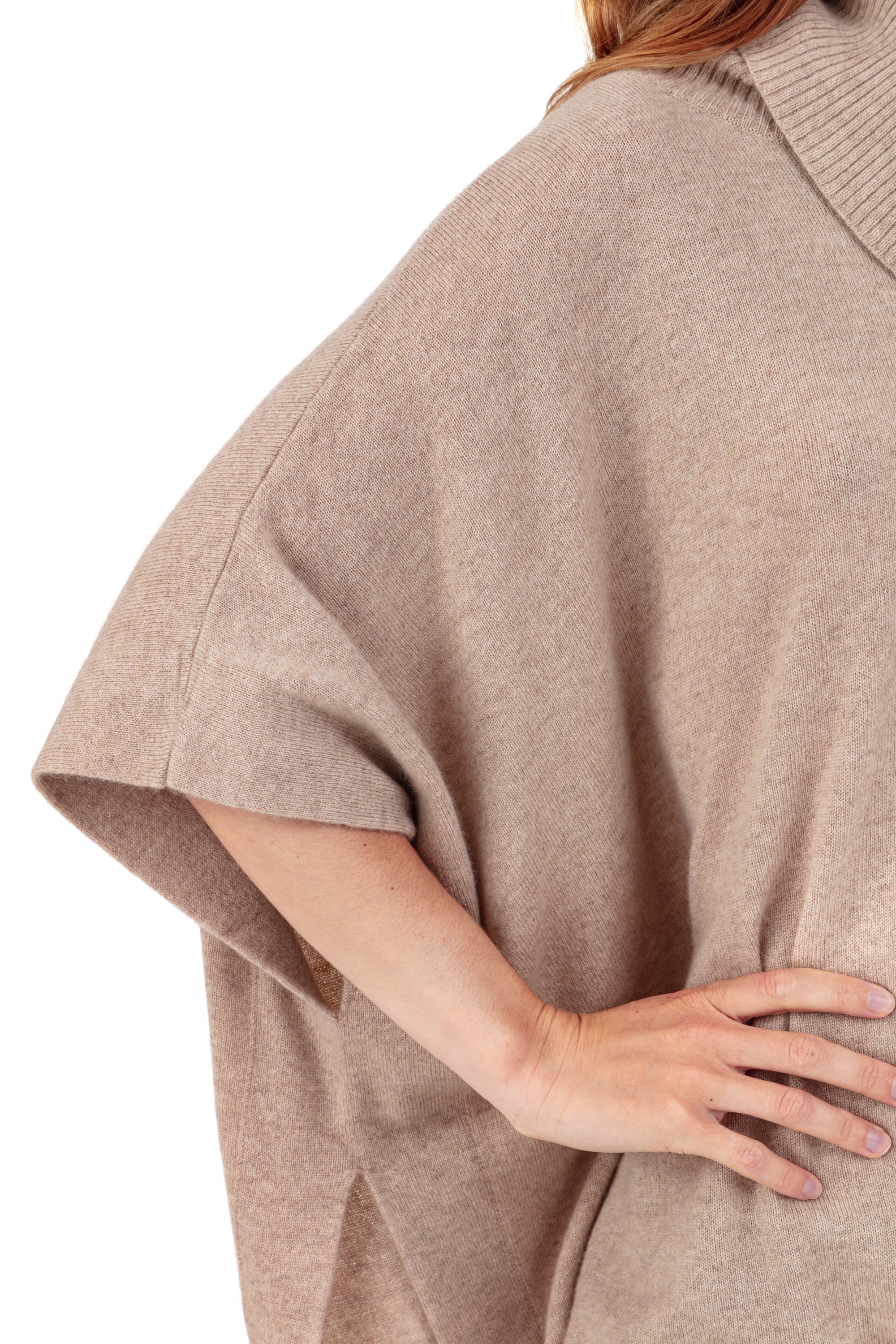 Roma en cachemire femme - Vue 3 - natural stone - Mahogany