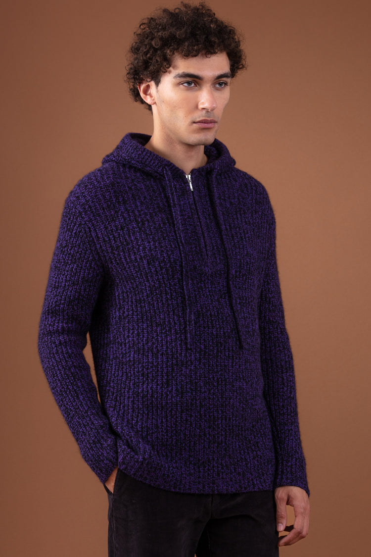 Raizeux men's yak - black / deep purple - Mahogany
