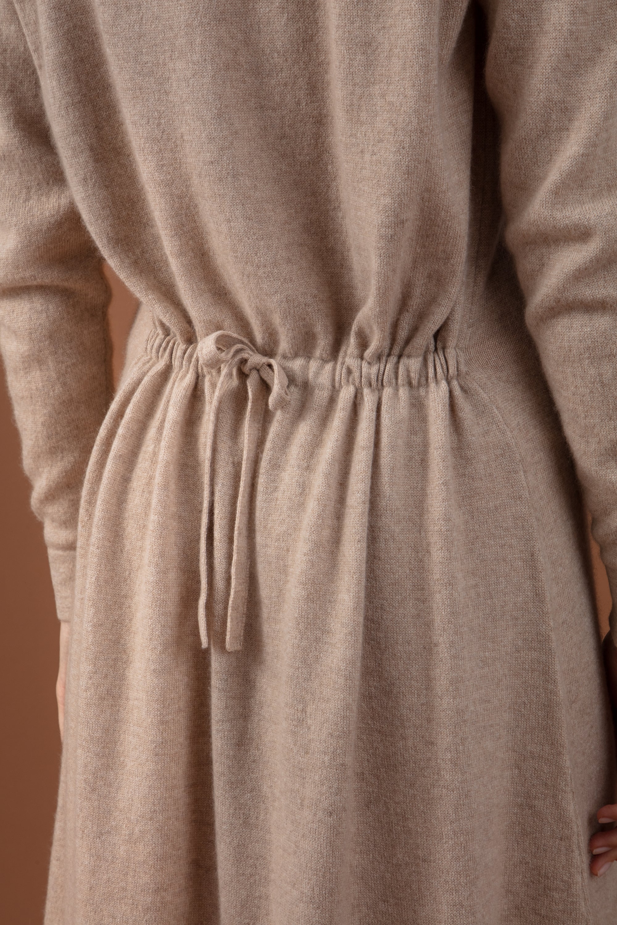 Roce en cachemire femme - Vue 2 - natural stone - Mahogany