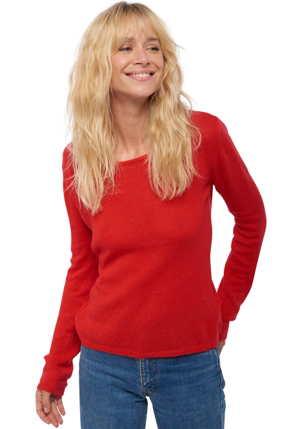 Caleen women's cashmere - red - Mahogany
