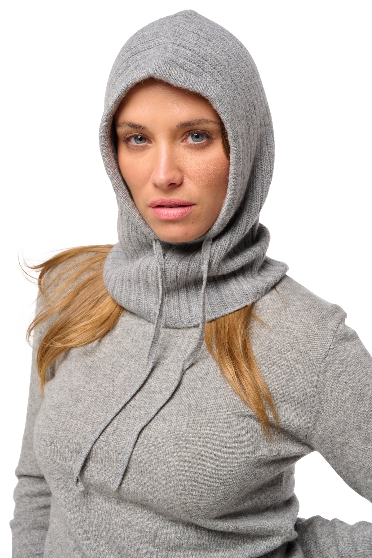 Deefoo en cachemire mixte - Vue 1 - gris chiné - Mahogany