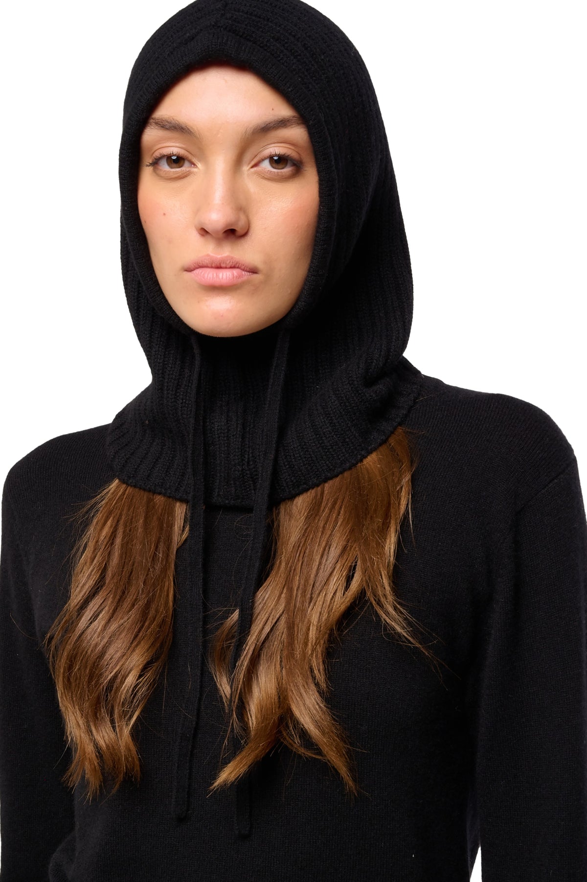 Deefoo unisex cashmere - black - Mahogany
