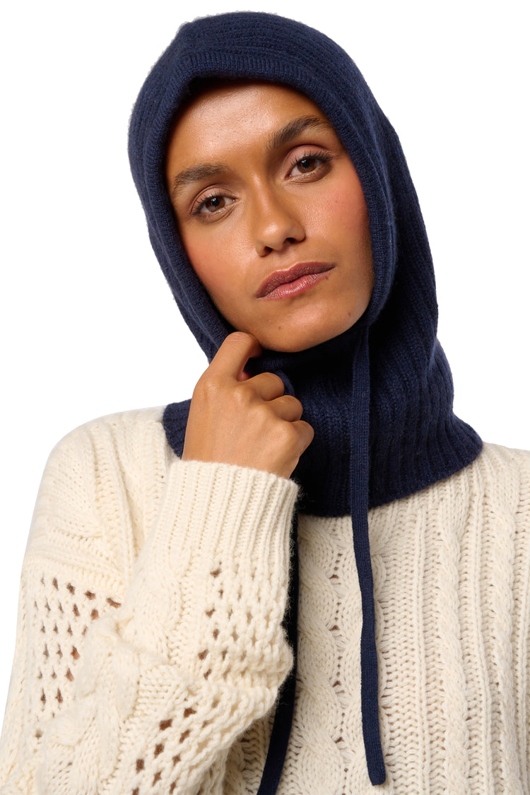 Deefoo unisex cashmere - dark navy - Mahogany