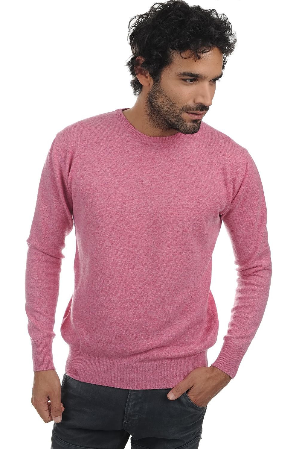 Keaton men's cashmere - bubble gum - Mahogany