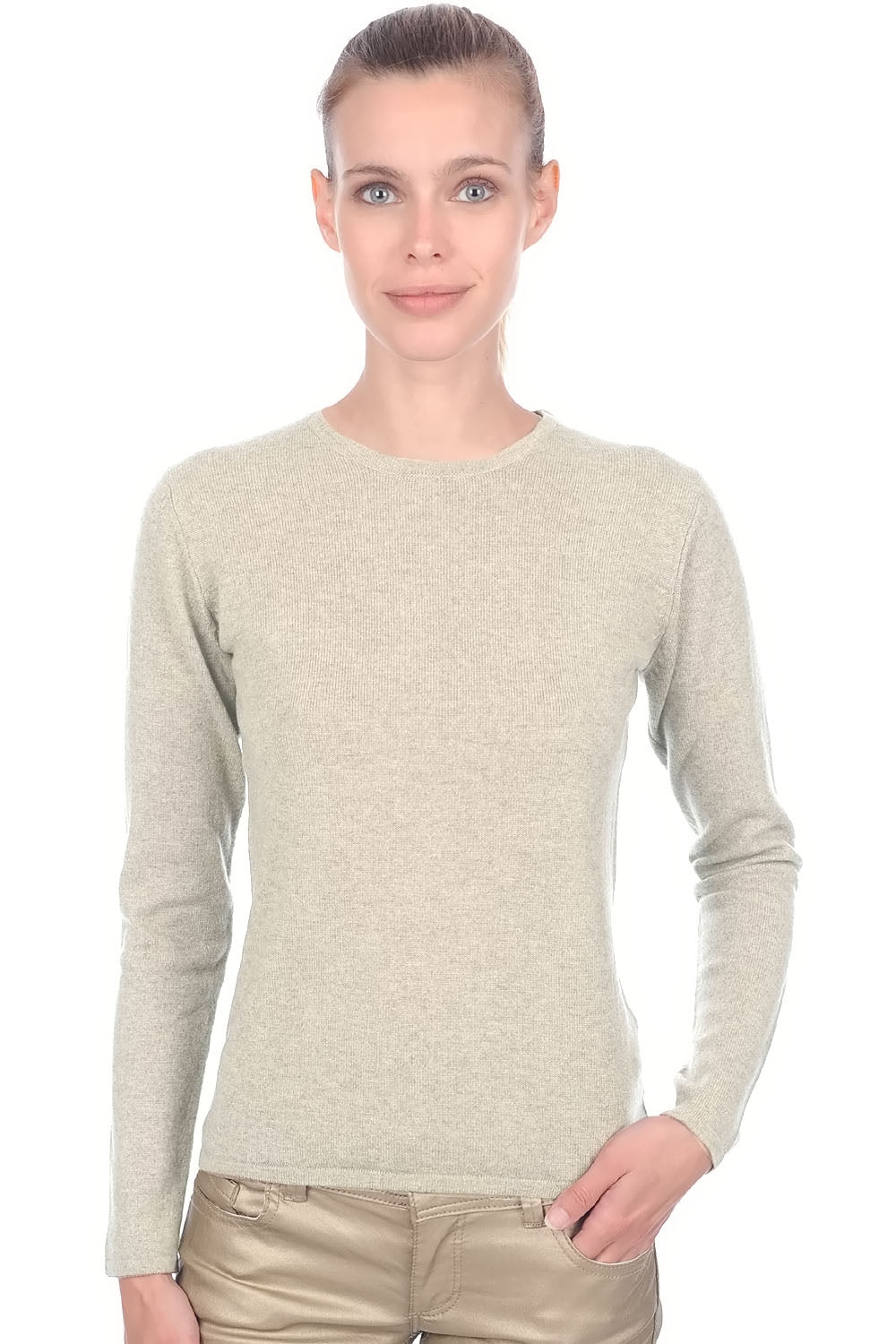 Line Premium women's cashmere - pema natural - Mahogany