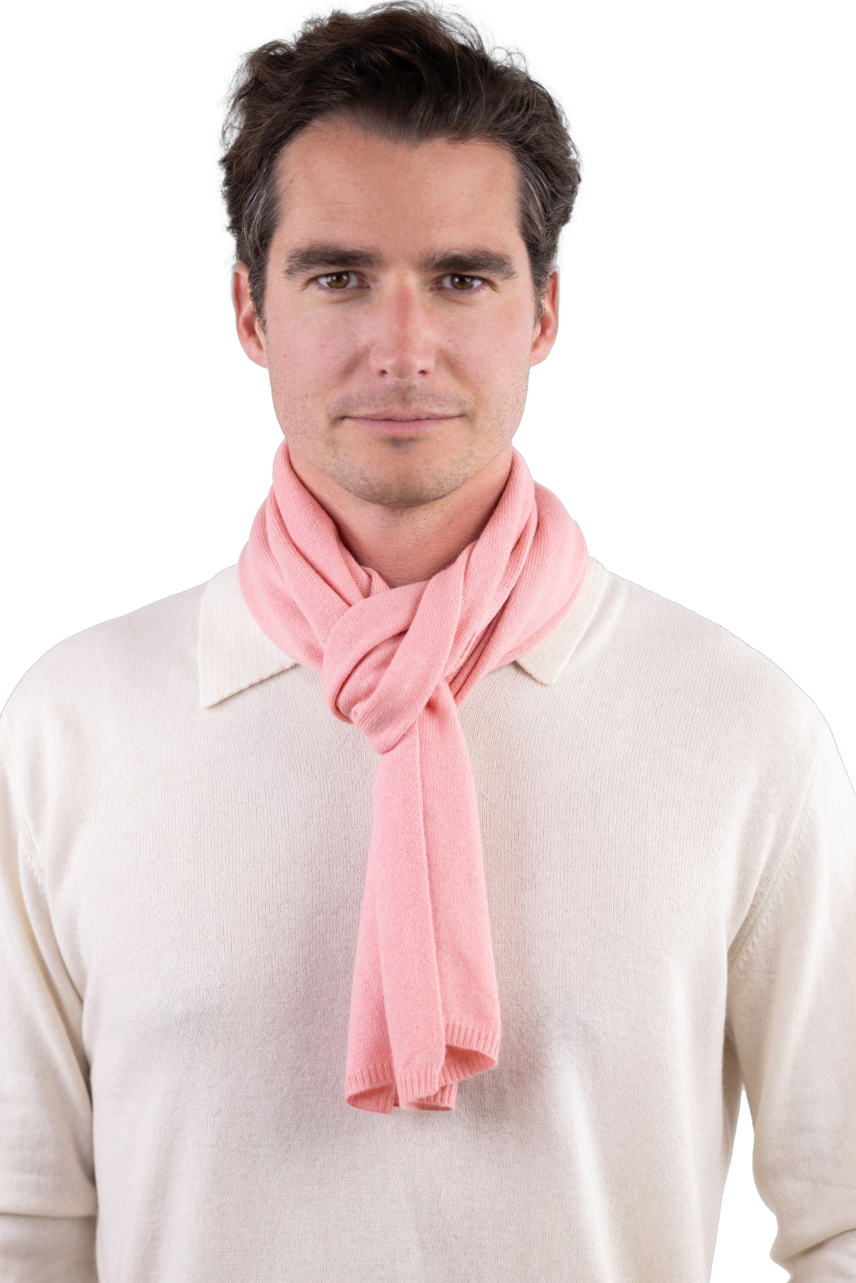 Ozone in mixed cashmere - tea rose - Mahogany