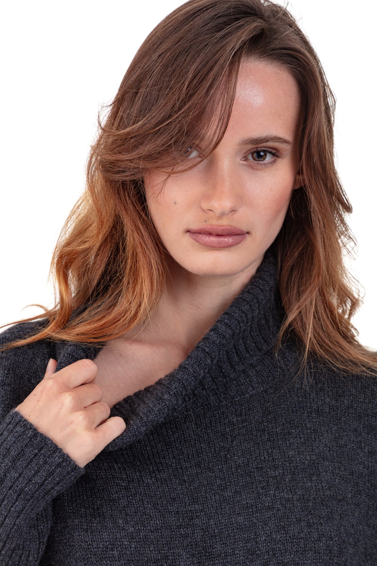 Paprikae en cachemire femme - Vue 4 - anthracite chiné - Mahogany