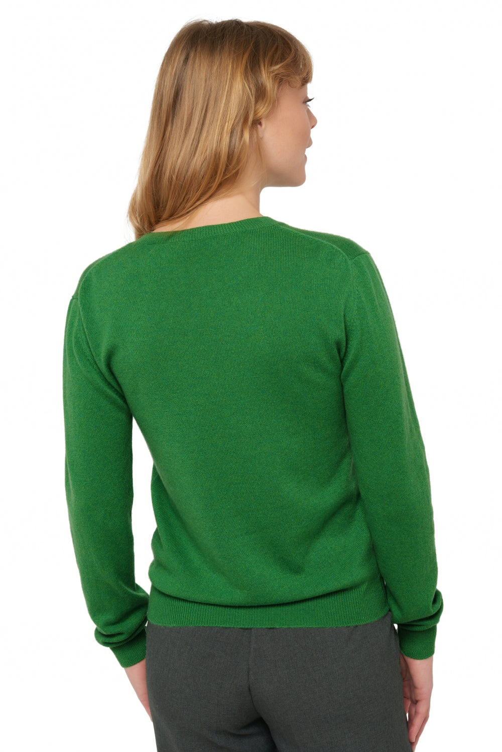 Raison en cachemire femme - Vue 2 - basil - Mahogany
