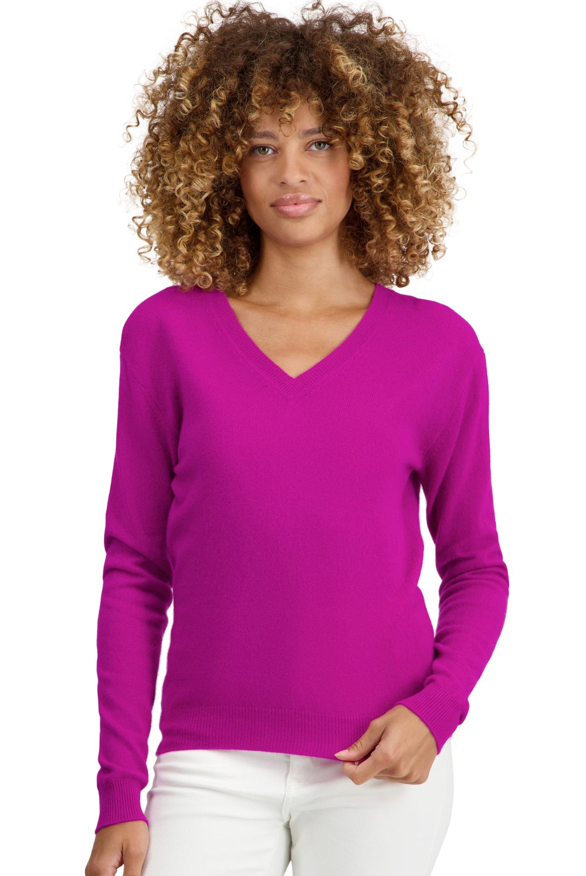 Tessa women's cashmere - radiance - Mahogany