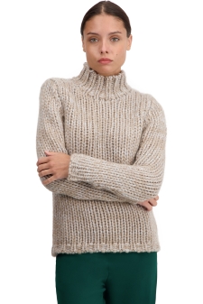 Cashmere  ladies roll neck toxane