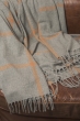 Cashmere accessories blanket altay 152 x 196 grey marl   camel 152 x 196 cm