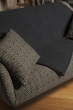 Cashmere accessories blanket toodoo plain m 180 x 220 carbon 180 x 220 cm