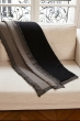 Cashmere accessories cocooning fougere 125 x 175 black dove chine 125 x 175