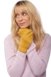 Cashmere accessories gloves manine mustard 22 x 13 cm