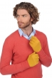 Cashmere accessories gloves manous mustard 27 x 14 cm