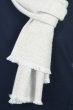 Cashmere accessories orage off white flanelle chine 200 x 35 cm