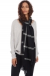 Cashmere accessories scarf mufflers amsterdam black flanelle chine 50 x 210 cm