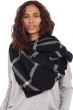 Cashmere accessories scarf mufflers amsterdam black flanelle chine 50 x 210 cm