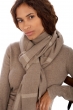 Cashmere accessories scarf mufflers amsterdam natural beige natural brown 50 x 210 cm
