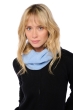 Cashmere accessories scarf mufflers dulce azur blue chine 50 x 28 cm