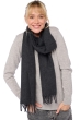 Cashmere accessories scarf mufflers kazu200 charcoal marl 200 x 35 cm