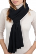 Cashmere accessories scarf mufflers miaou black 210 x 38 cm
